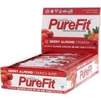 Purefit, Premium Nutrition Bars, Хрустящий Миндаль с Ягодами, 15 штук по 2 унции (57 г) каждая