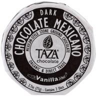 Taza Chocolate, Vanilla, 50% Dark Stone Ground Organic, Chocolate Mexicano Discs, 2 Discs, 2.7 oz (77 g)