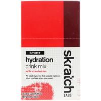 SKRATCH LABS, Sport Hydration Drink Mix, Strawberries, 20 Pack, 0.8 oz (22 g) Each