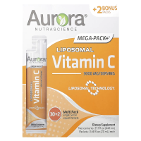 Aurora Nutrascience, Mega-Pack+ Витамин С 32 пакетика