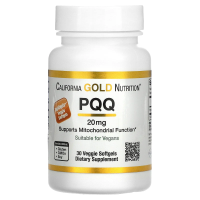 California Gold Nutrition, Пирролохинолин хинон, 20 мг, 30 вегетарианских капсул