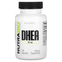 NutraBio, ДГЭА, 25 мг, 120 капсул