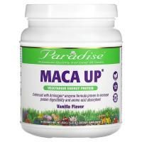 Paradise Herbs, Maca Up - Вегетарианский энергетический протеин Ванильный 450 грамм