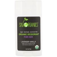 Sky Organics, Органический дезодорант "Для нее", лаванда и ваниль, 2,5 унц. (70 г)