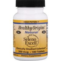 Healthy Origins, Seleno Excell, 200 мгк, 180 таблеток