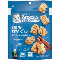 Gerber, Animal Crackers, Cinnamon Graham, Toddler, 12+ Months, 6 oz (170 g)