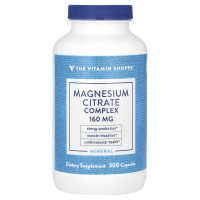 The Vitamin Shoppe, комплекс цитрата магния, 160 мг, 300 капсул