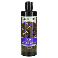 Dr. Woods, Натуральное черное мыло с маслом карите, оригинальное, 473 мл