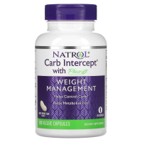 Natrol, Carb Intercept with Phase 2 Carb Controller, 1000 mg, 120 Veggie Capsules