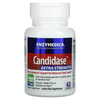 Enzymedica, Кандидаза, экстрасила, 42 капсулы