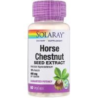 Solaray, Horse Chestnut Seed Extract, 400 mg, 60 VegCaps
