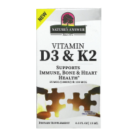 Nature's Answer, Vitamin D3 & K2, 0.5 fl oz (18 ml)