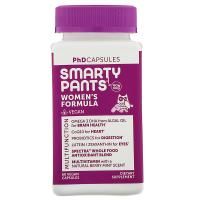 SmartyPants, PhD Capsules, формула для женщин, 60 растительных капсул