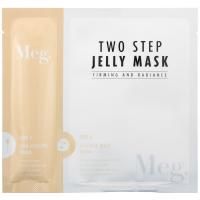 Meg Cosmetics, Two Step Jelly Mask, Firming and Radiance, 1 Set