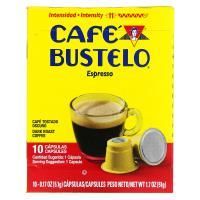 Cafe Bustelo, Espresso, кофе темной обжарки, 10 капсул по 5,1 г (0,17 унции)