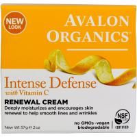Avalon Organics, Крем Intense Defence Renewal Cream с витамином C, 57 г (2 унции)
