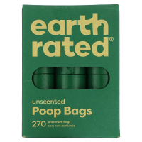 Earth Rated, Dog Waste Bags, Unscented, 270 Bags