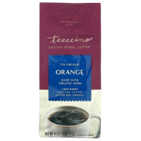 Teeccino, Травяной «кофе» с цикорием и апельсином, легкой обжарки, без кофеина, 11 унц. (312 г)