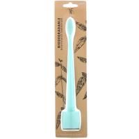The Natural Family Co., Biodegradable Cornstarch Toothbrush, Rivermint, Soft, 1 Toothbrush & Stand