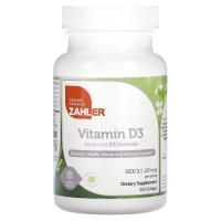 Zahler, Vitamin D3, Advanced D3 Formula, 5000 МЕ, 250 Softgels