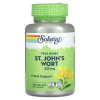 Solaray, True Herbs, зверобой, 325 мг, 180 капсул