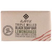 Alaffia, Triple Milled Soap Bar, Lemongrass, 5 oz (140 g)