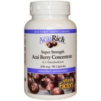 Natural Factors, AcaiRich, Концентрат асаи, 500 мг, 90 капсул
