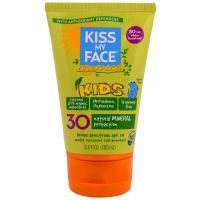 Kiss My Face, Органический детский минеральный солнцезащитный крем для лица и тела, SPF 30, 3,4 жидкой унции (100 мл)