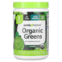 Purely Inspired, Органическая зелень, натуральный вкус, 203 г (7,17 унций)