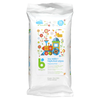 Babyganics, Игрушки, салфетки для стола и детского стульчика, без отдушек, 25 салфеток