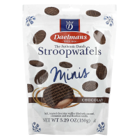 Daelmans, Mini Stroopwafels, Chocolate-Caramel, 5.29 oz (150 g)