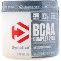 Dymatize Nutrition, Комплекс BCAA 2200, аминокислоты с разветвленной цепью, 200 капсул