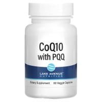 Lake Avenue Nutrition, Коэнзим Q10 с PQQ, 100 мг, 60 растительных капсул