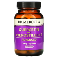 Dr. Mercola, Кверцетин и птеростильбен с усовершенствованной рецептурой, 60 капсул