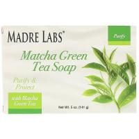 Madre Labs, Кусковое мыло с зеленым чаем маття, с розмарином, марулой и арганом, 5 унций (141 г)