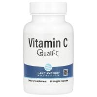 Lake Avenue Nutrition, Витамин C, с Quali-C, 1000 мг, 60 вегетарианских капсул