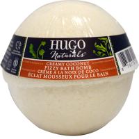 Hugo Naturals, Шипучая бомбочка для ванны, крем и кокос, 6 унций, (170 г)