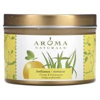 Aroma Naturals, Соя VegePure, для настроения, апельсин и лимонное сорго, 2,8 унции (79.38 гр)