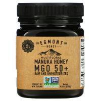 Egmont Honey, Разноцветный мед манука, необработанный и непастеризованный, 50+ MGO, 250 г (8,82 унции)