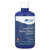 Trace Minerals Research, Жидкие мультивитамины и минералы Натуральный апельсин Манго 30 жидких унций