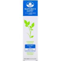 Nature's Gate, Зубная паста, Cool Mint Gel, без фтора, 5 унций (141 г)