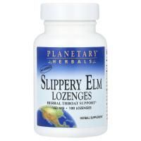 Planetary Herbals, Леденцы со скользким вязом, без добавок, 150 мг, 100 леденцов
