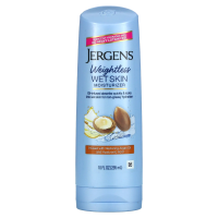 Jergens, Увлажняющее средство Wet Skin Moisturizer для нанесения на влажную кожу, с аргановым маслом, 295 мл