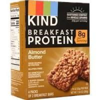 KIND Bars, Протеиновый батончик для завтрака Миндальное масло 4 упаковки
