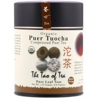 The Tao of Tea, Органический пуэр точа, сжатый чай пуэр, 4,0 унции (115 г)