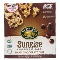 Nature's Path, Organic, Sunrise Breakfast Bars, Dark Chocolate Chip, 5 Bars, 1.2 oz (35 g)