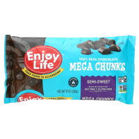 Enjoy Life Foods, Mega Chunks, Полусладкий шоколад, 10 унций (283 г)