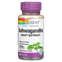 Solaray, Ашвагандха, 470 мг, 60 вегетарианских капсул