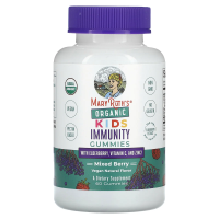 MaryRuth's, Organic Kids, жевательные мармеладки для иммунитета с бузиной, витамином С и цинком, ягодное ассорти, 60 жевательных таблеток