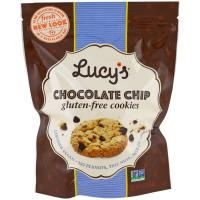 Lucy's, Печенье с шоколадной крошкой, без глютена, 5,5 унций (156 г)